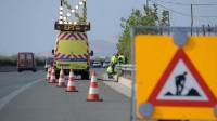 Βόνιτσα: IX παρέσυρε εργάτη κατά τη διάρκεια συντήρησης της Εθνικής Οδού